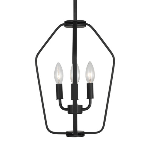 Kennan Three Light Chandelier (38|GLC1283MBK)