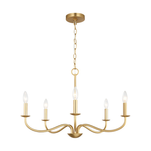 Abells Five Light Chandelier (38|GLC1205SB)