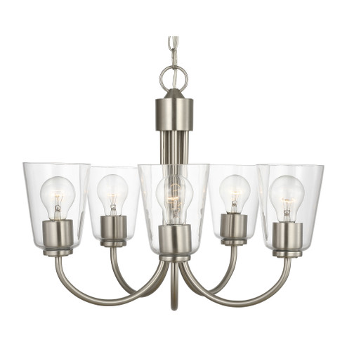 Miles Five Light Chandelier (38|GLC1145BS)