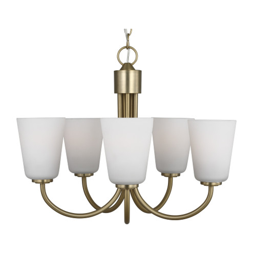 Miles Five Light Chandelier (38|GLC1115SB)
