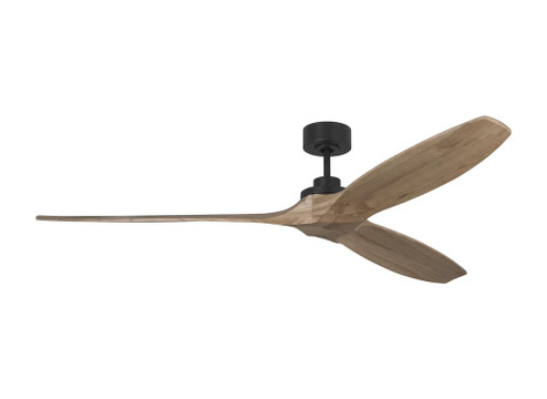 Collins Smart 70 Ceiling Fan in Midnight Black with Natural Honey Blades (6|3CLNSM70MBKNH)