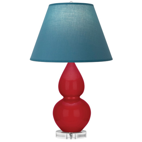 Ruby Red Small Double Gourd Accent Lamp (237|RR13B)