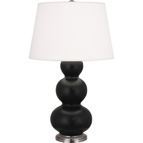 Matte Obsidian Triple Gourd Table Lamp (237|MOS42)