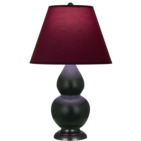 Matte Obsidian Small Double Gourd Accent Lamp (237|MOS11P)