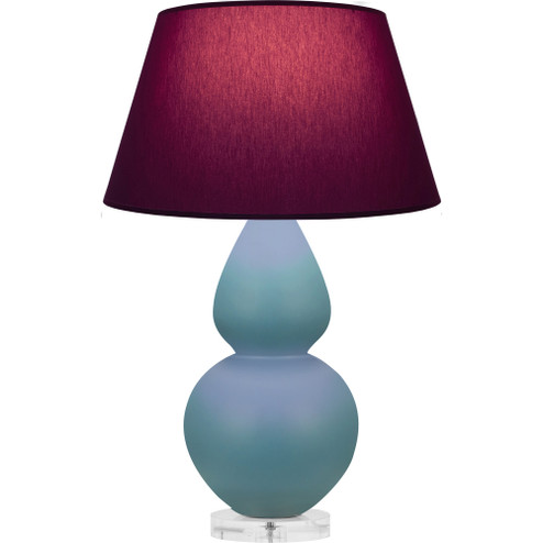 Matte Steel Blue Double Gourd Table Lamp (237|MOB62P)