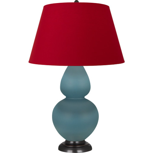 Matte Steel Blue Double Gourd Table Lamp (237|MOB57R)