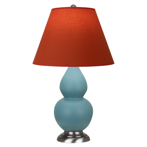 Matte Steel Blue Small Double Gourd Accent Lamp (237|MOB52T)