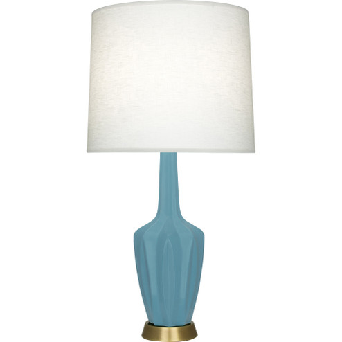 Matte Steel Blue Emma Table Lamp (237|MOB38)