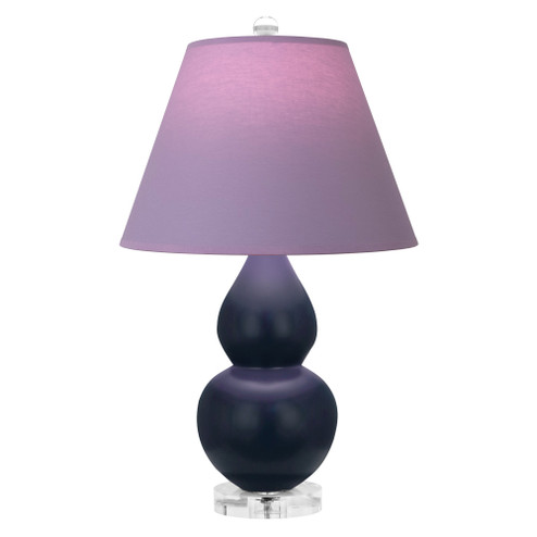 Matte Midnight Blue Small Double Gourd Accent Lamp (237|MMB53L)