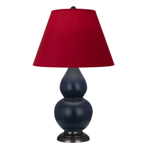 Matte Midnight Blue Small Double Gourd Accent Lamp (237|MMB51R)