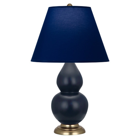 Matte Midnight Blue Small Double Gourd Accent Lamp (237|MMB50N)