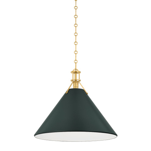 Painted No. 2 Pendant (57|MDS352L-AGB/SSG)