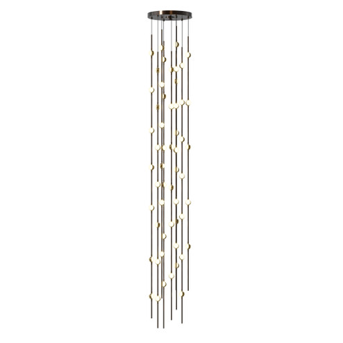 Andromeda Tall 12'' Round LED Pendant (107|2162.33W-T)