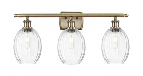 Preston Bulb - 3 Light - 26 inch - Antique Brass - Bath Vanity Light (3442|516-3W-AB-G459-6CL)