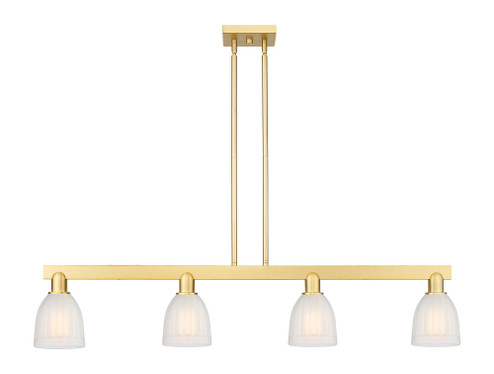 Brookfield - 4 Light - 49 inch - Satin Gold - Stem hung - Island Light (3442|716-4I-SG-G441)