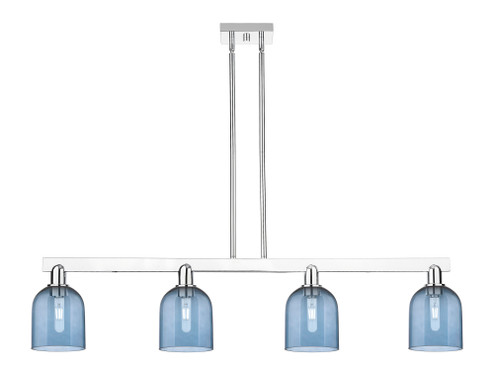 Bella - 4 Light - 48 inch - Polished Chrome - Stem hung - Island Light (3442|716-4I-PC-G558-6BL)