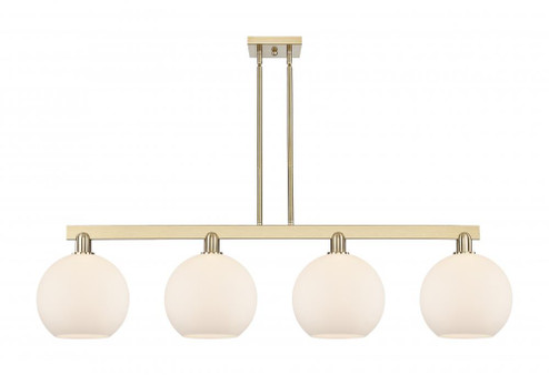 Athens - 4 Light - 53 inch - Champagne Bronze - Stem hung - Island Light (3442|716-4I-CB-G121-10)