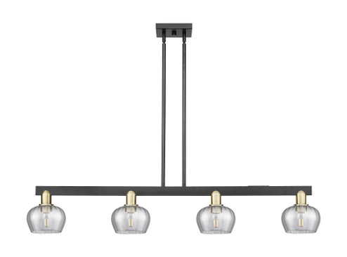 Fenton - 4 Light - 49 inch - Black Antique Brass - Stem hung - Island Light (3442|716-4I-BAB-G93)