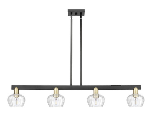 Fenton - 4 Light - 49 inch - Black Antique Brass - Stem hung - Island Light (3442|716-4I-BAB-G92)