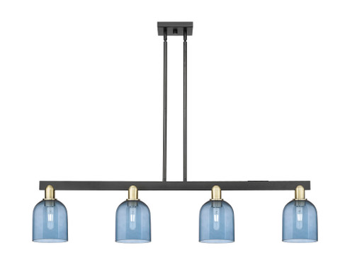Bella - 4 Light - 48 inch - Black Antique Brass - Stem hung - Island Light (3442|716-4I-BAB-G558-6BL)