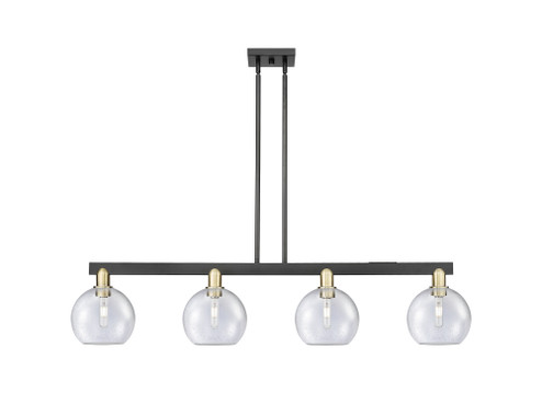 Athens - 4 Light - 51 inch - Black Antique Brass - Stem hung - Island Light (3442|716-4I-BAB-G124-8)
