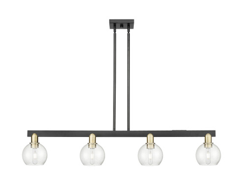 Athens - 4 Light - 49 inch - Black Antique Brass - Stem hung - Island Light (3442|716-4I-BAB-G124-6)