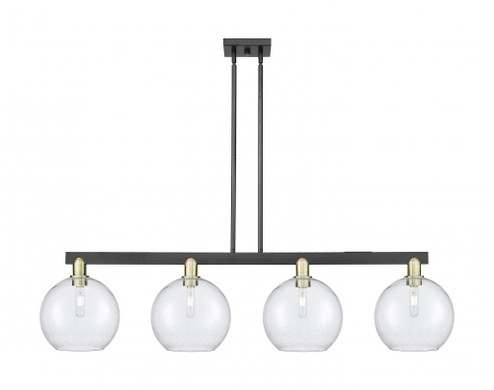 Athens - 4 Light - 53 inch - Black Antique Brass - Stem hung - Island Light (3442|716-4I-BAB-G124-10)