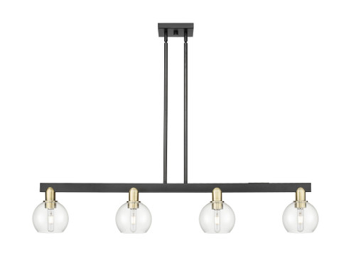 Athens - 4 Light - 49 inch - Black Antique Brass - Stem hung - Island Light (3442|716-4I-BAB-G122-6)