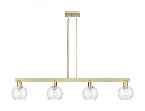 Athens - 4 Light - 49 inch - Antique Brass - Stem hung - Island Light (3442|716-4I-AB-G124-6)