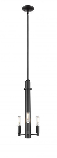 Arcadia - 3 Light - 7 inch - Matte Black - Mini Pendant (3442|716-3S-BK)