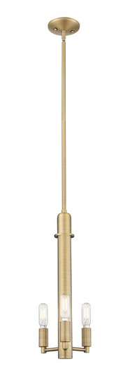 Arcadia - 3 Light - 7 inch - Brushed Brass - Mini Pendant (3442|716-3S-BB)