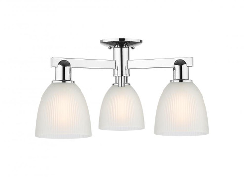 Castile - 3 Light - 24 inch - Polished Chrome - Semi-Flush Mount (3442|716-3F-PC-G381)