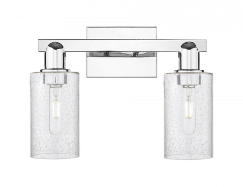 Clymer - 2 Light - 15 inch - Polished Chrome - Bath Vanity Light (3442|716-2W-PC-G804)
