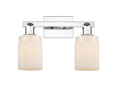 Hadley - 2 Light - 16 inch - Polished Chrome - Bath Vanity Light (3442|716-2W-PC-G341)