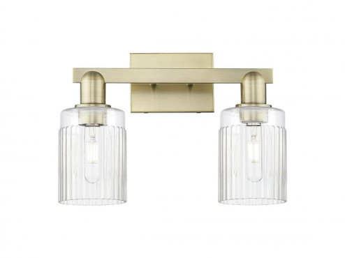 Hadley - 2 Light - 16 inch - Antique Brass - Bath Vanity Light (3442|716-2W-AB-G342)