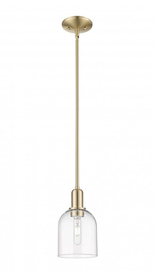 Bella - 1 Light - 6 inch - Champagne Bronze - Stem hung - Mini Pendant (3442|716-1S-CB-G558-6CL)