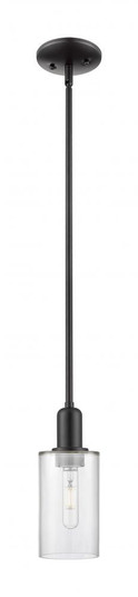 Clymer - 1 Light - 4 inch - Matte Black - Stem hung - Mini Pendant (3442|716-1S-BK-G802)
