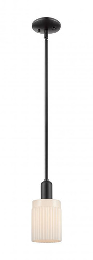 Hadley - 1 Light - 5 inch - Matte Black - Stem hung - Mini Pendant (3442|716-1S-BK-G341)