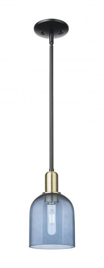 Bella - 1 Light - 6 inch - Black Antique Brass - Stem hung - Mini Pendant (3442|716-1S-BAB-G558-6BL)