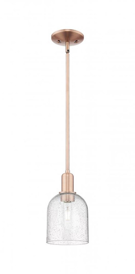 Bella - 1 Light - 6 inch - Antique Copper - Stem hung - Mini Pendant (3442|716-1S-AC-G558-6SDY)