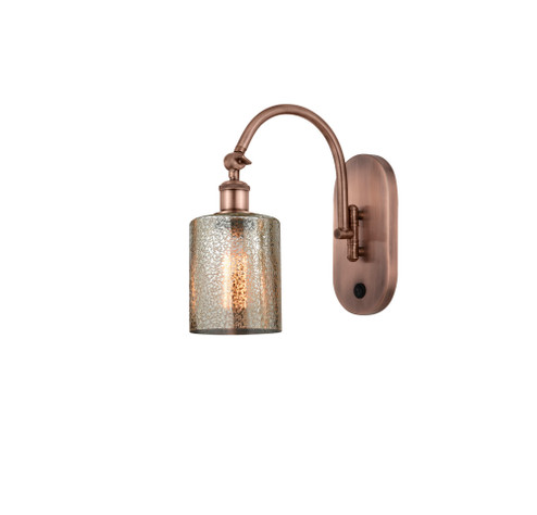 Cobbleskill - 1 Light - 5 inch - Antique Copper - Sconce (3442|918-1W-AC-G116)