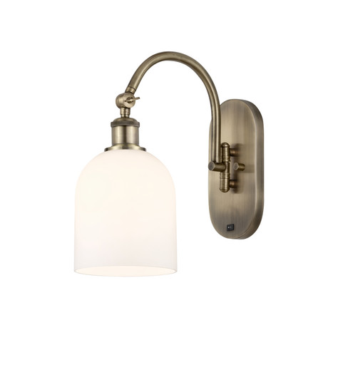 Bella - 1 Light - 6 inch - Antique Brass - Sconce (3442|918-1W-AB-G558-6GWH)