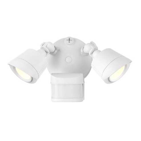LED 3CCT Motion Sensored Double Flood Light in White (128|4-FLOOD-MS-A2-3CCT-WH)