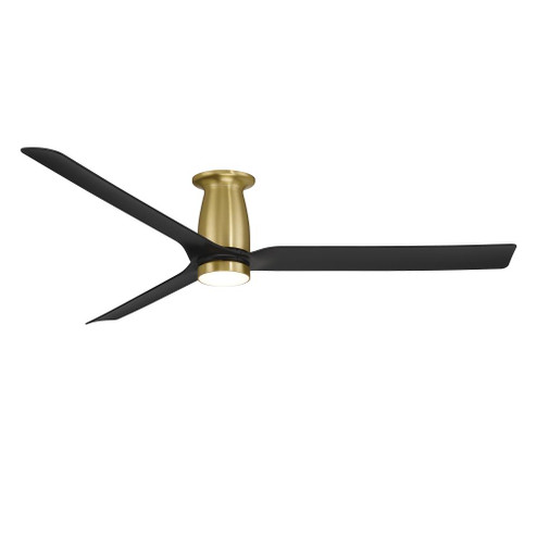 Smooth Flush Mount Ceiling Fan (7200|FH-W2502-52L-SB/MB)