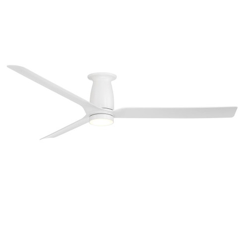 SMOOTH CEILING FAN FLUSH MOUNT 52IN (7200|FH-W2502-52L-MW)