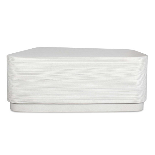 Uttermost Saltwater White Concrete Coffee Table (85|50307)