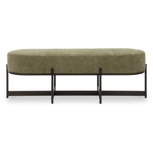 Uttermost Merino Moss Fabric Bench (85|23924)