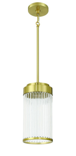 Whittley 1 Light Pendant in Satin Brass (20|60192-SB)