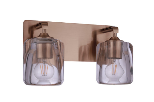 Andie 2 Light Vanity in Satin Brass (20|20614SB2)