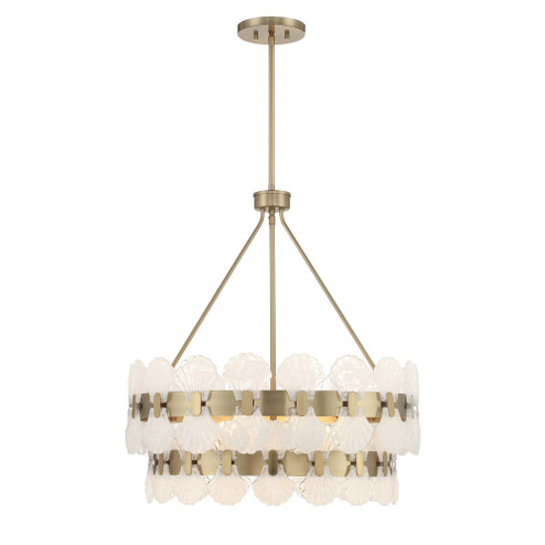 Bancroft 5-Light Chandelier in Noble Brass (128|1-3606-5-127)